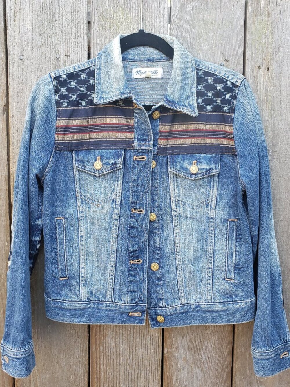 MADEWELL + Kiriko LIMITED EDITION Patchwork Denim Jacket - M